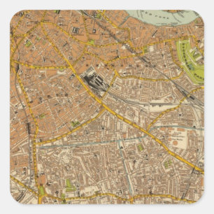 London Southeast Square Sticker