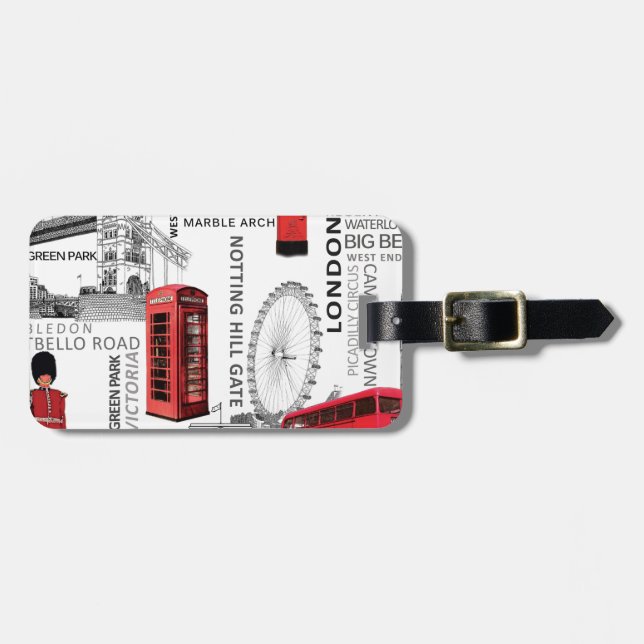 London souvenir merged.jpg luggage tag (Front Horizontal)