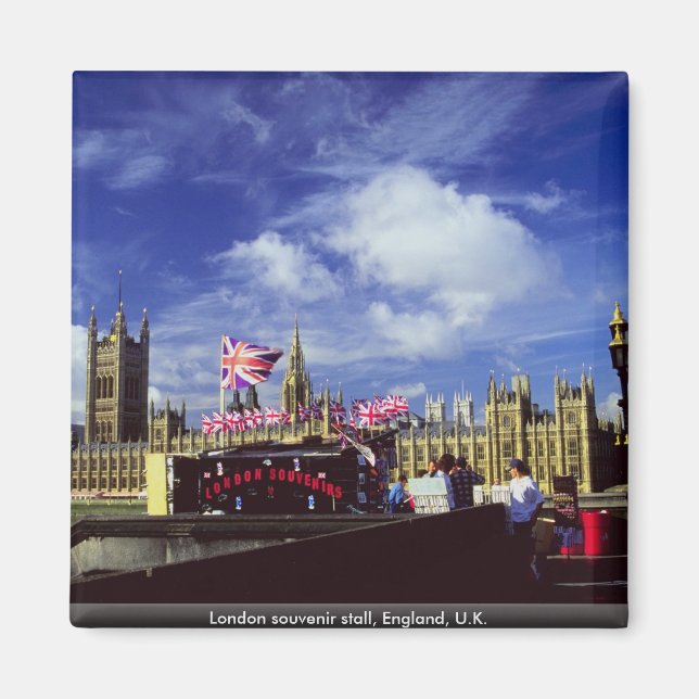 London souvenir stall, England, U.K. Magnet (Front)