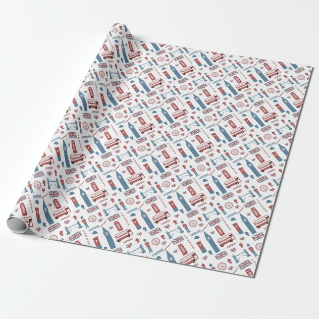 London Special Wrapping Paper (Unrolled)