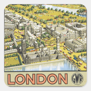 London Square Sticker