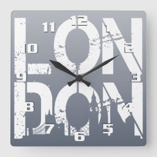 London Square Wall Clock