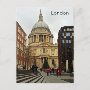 London - St Paul's Cathedral Holiday Postcard