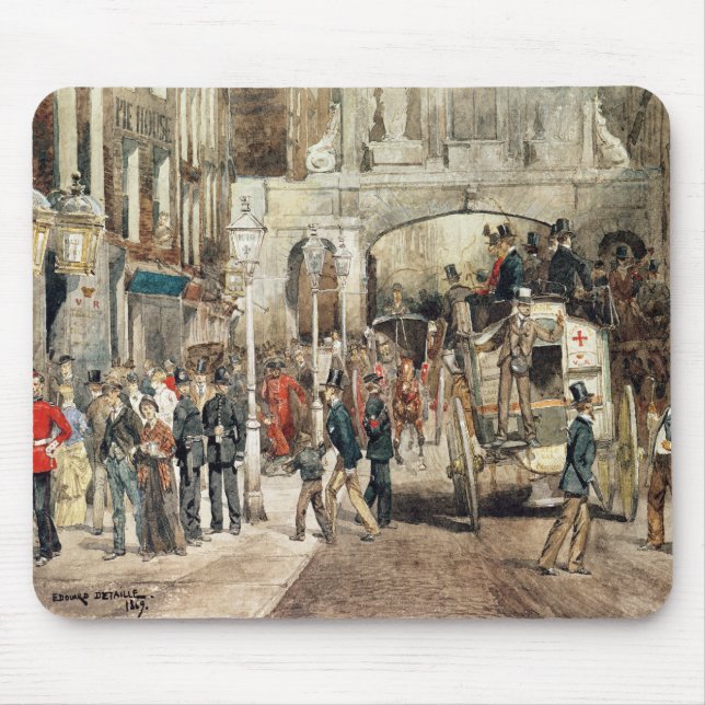 London Street, 1869 Mouse Pad (Front)