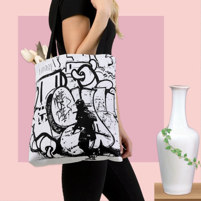 London Street Art Bag, Samurai, Creative Art Tote Bag (Creator Uploaded)