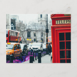 london streets postcard