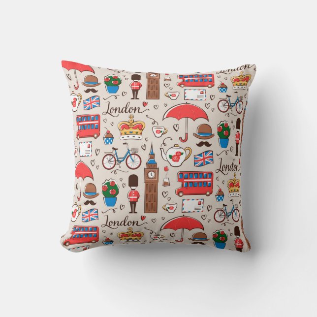 London Symbols Pattern Cushion (Front)