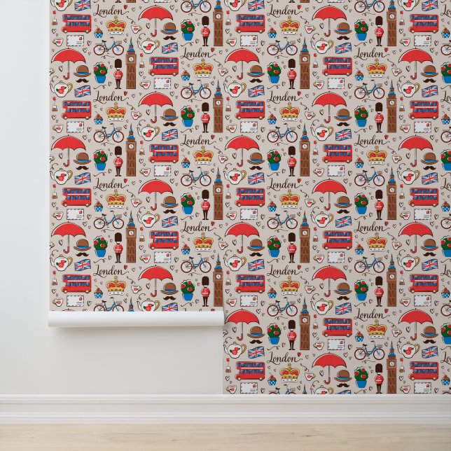 London Symbols Pattern Wallpaper (Application)