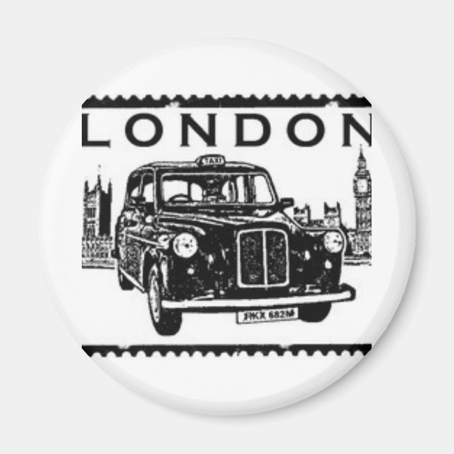 London Taxi Magnet (Front)