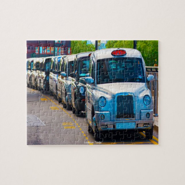 London Taxis Jigsaw Puzzle (Horizontal)