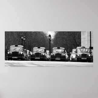 London Taxis Poster