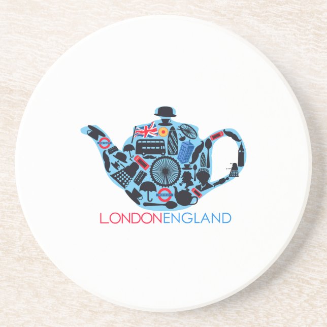 London Tea Coaster (Front)