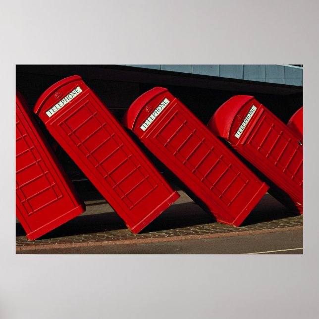 London telephone booths poster (Front)
