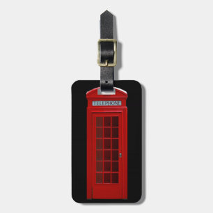 London Telephone box Luggage Tag
