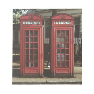 London Telephone Box Notepad