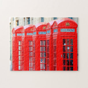 London Telephone Box's. Jigsaw Puzzle