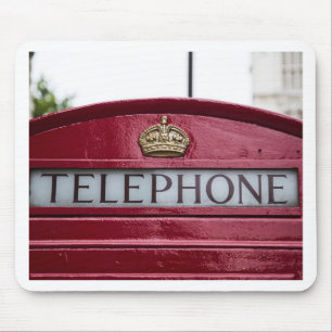 London Telephone Phone Booth Red Mouse Pad