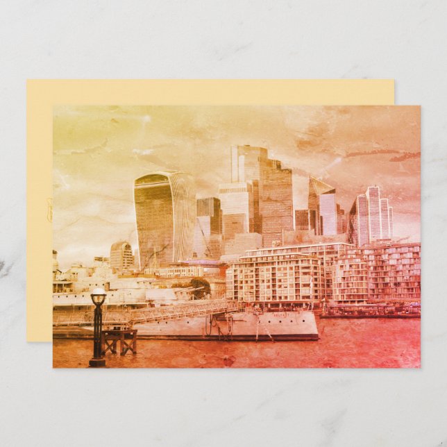 London - The City Holiday Card (Front/Back)