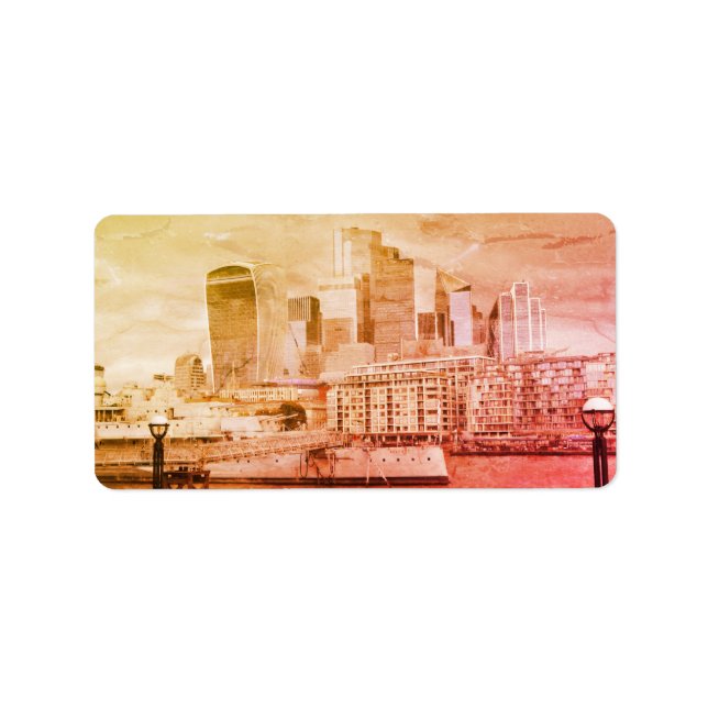 London - The City Label (Front)