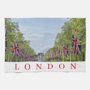 London The Mall tea towel