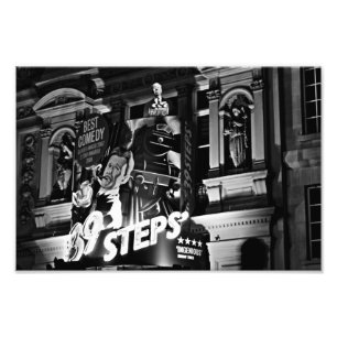 London Theatre Piccadilly (1843 B&W) Photo Print