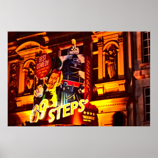 London Theatre Piccadilly (1843 colour) Poster