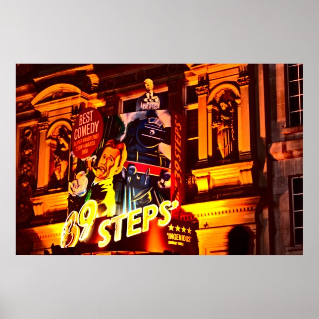 London Theatre Piccadilly (1843 colour) Poster (Front)