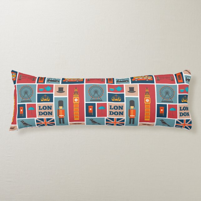London Themed Body Cushion (Front)