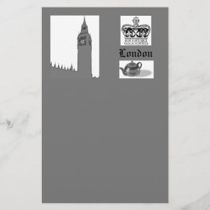 London Themed Stationery
