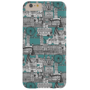 London toile blue barely there iPhone 6 plus case