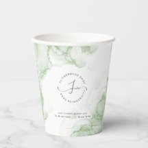 London Tone Watercolor Business Paper cup