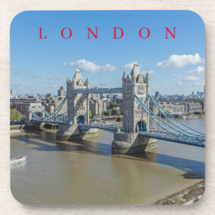 London Tower Bridge aerial view coasters