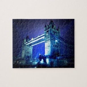London Tower Bridge & Blue Night Jigsaw Puzzle