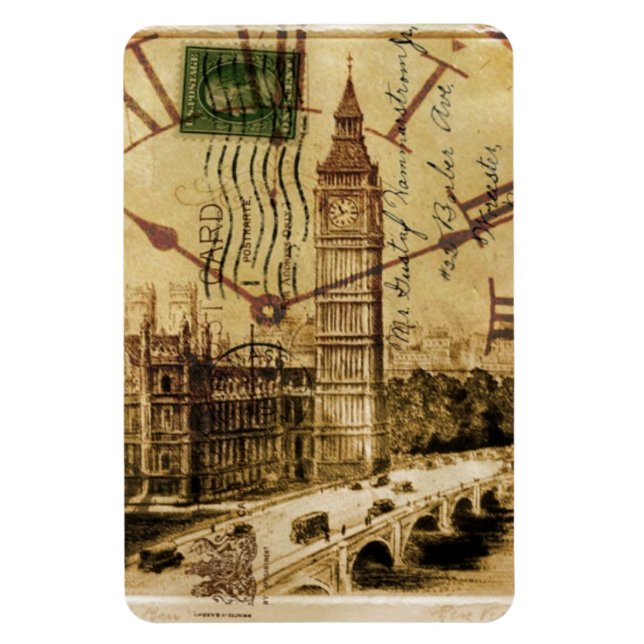 London Tower bridge clocktower big ben Magnet (Vertical)