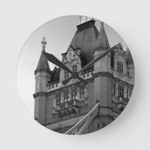 London Tower Bridge Close-up Round Clock