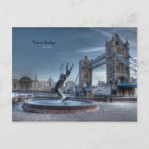 London Tower Bridge Postcard