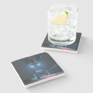 London Tower Bridge Stone Coaster