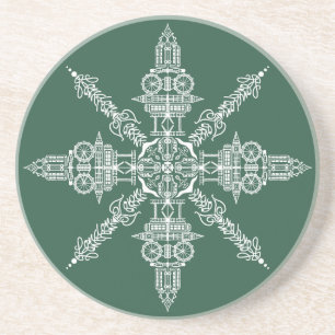 London Town Hidden Words and Images Coaster