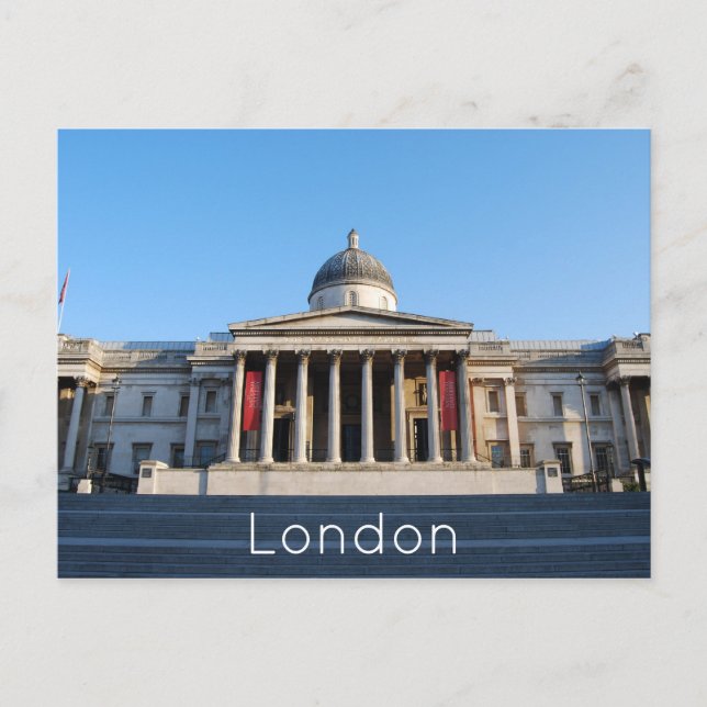 London,  Trafalgar Square Postcard (Front)