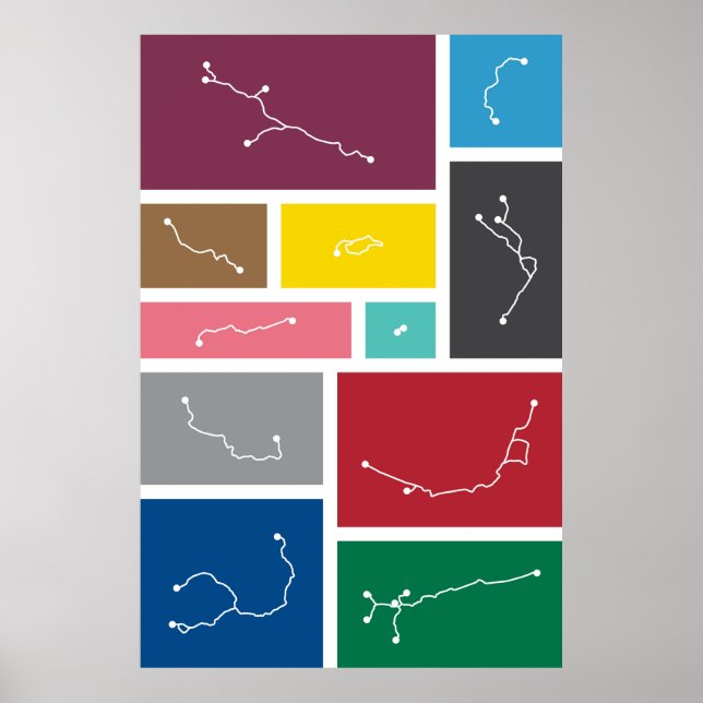 London - Transit Palettes Poster (Front)