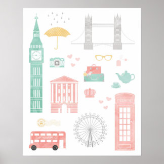 London Travel Poster