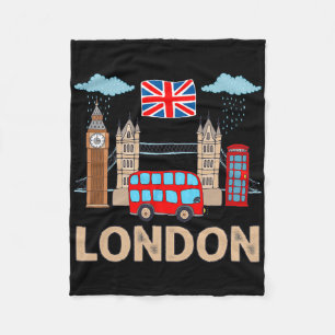 London Trip 2026 Family Reunion United Kingdom Mat Fleece Blanket
