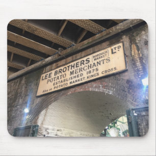 London UK Borough Market Potato Merchant Photo Mouse Pad