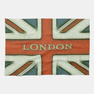 London UK Flag Tea Towel