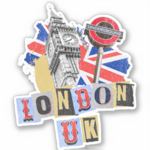 London UK retro style design