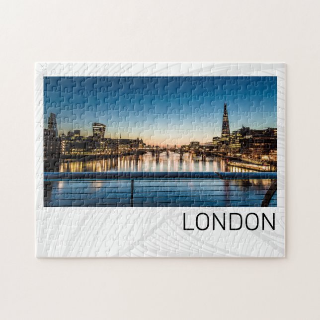 London Uk Skyline United Kingdom England Souvenir Jigsaw Puzzle (Horizontal)