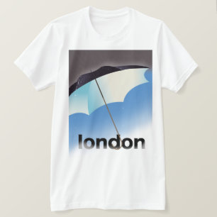London umbrella travel poster T-Shirt