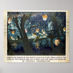 London Underground 1908-1933 Poster