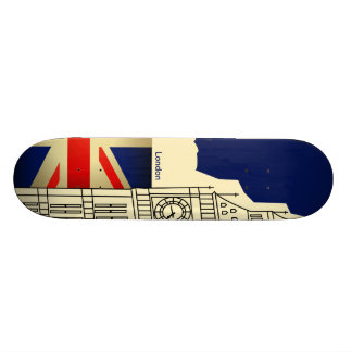 London Union Jack Flag Big Ben Skateboard