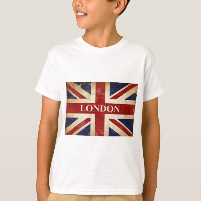 London - Union Jack - I Love London T-Shirt (Front)